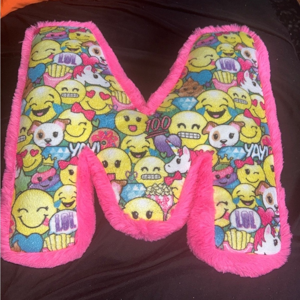 Emoji pillow plush
